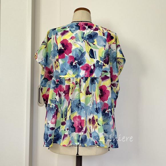 flower blouse back